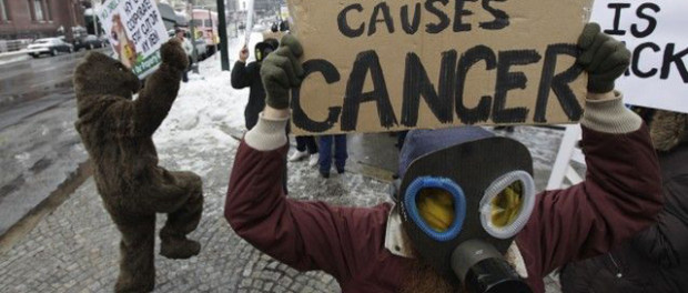 Fracking Protest, Matt Rourke AP Article Caption